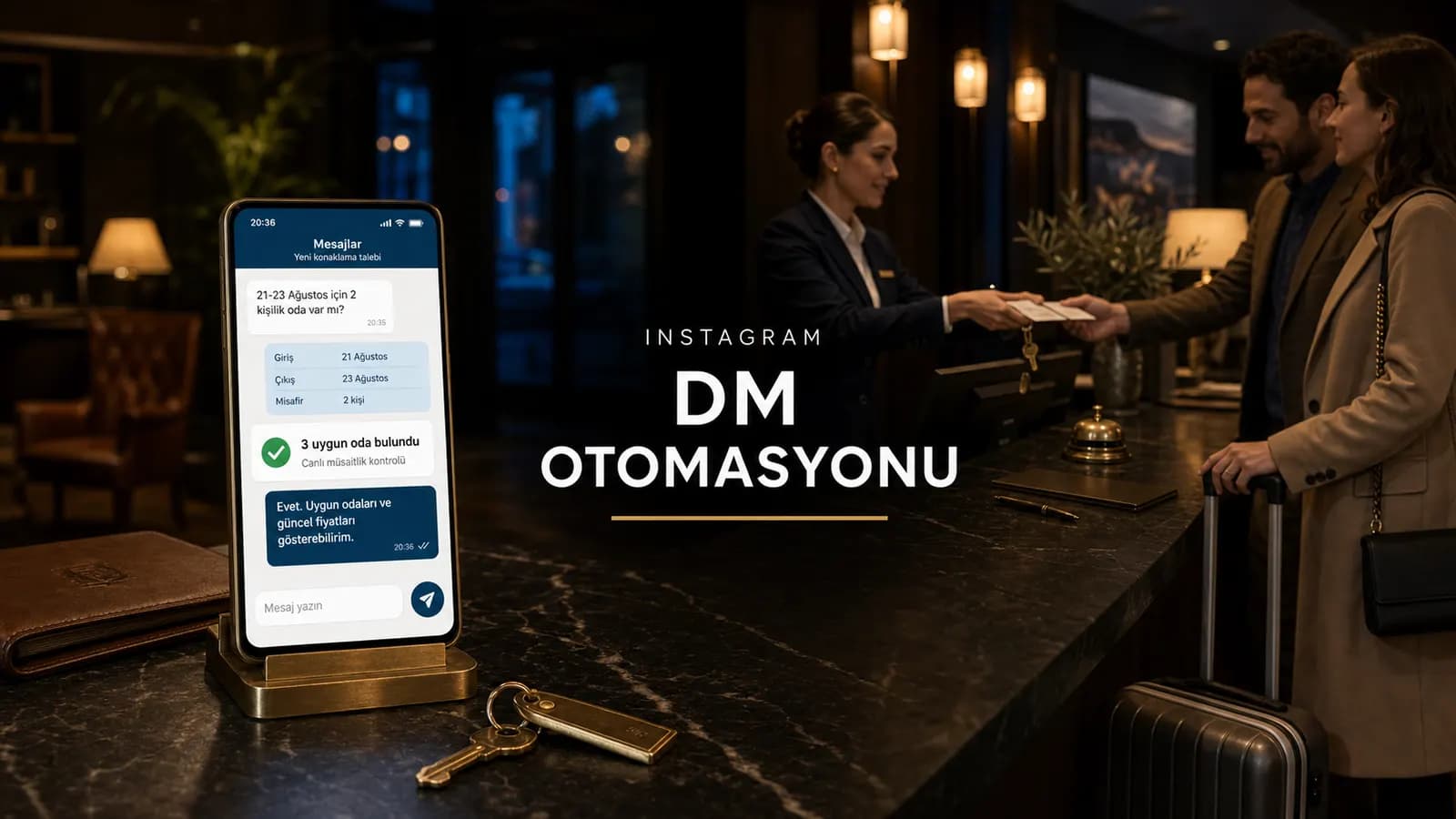 Instagram DM Otomasyonu: Oteller İçin Otomatik Yanıt Rehberi