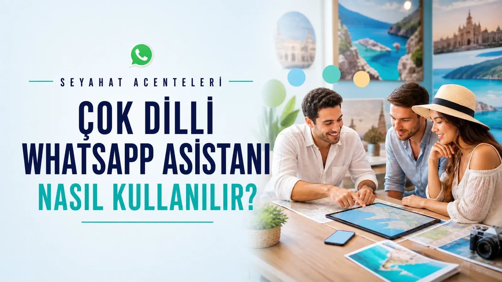 Çok dilli WhatsApp asistanı kullanan seyahat acentesi
