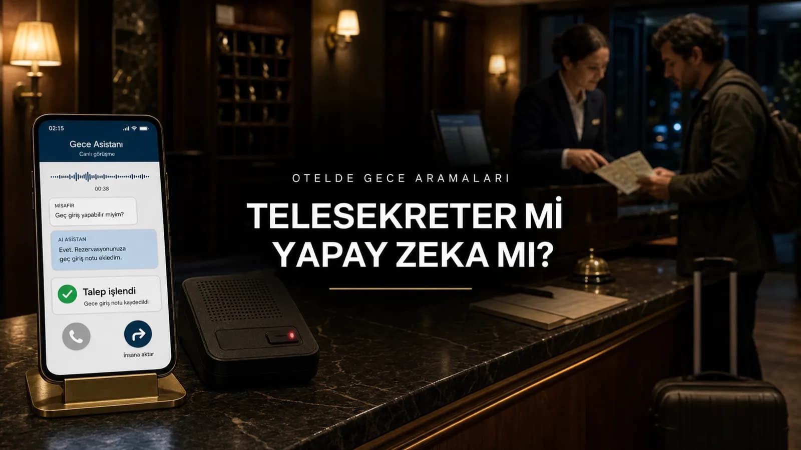 Telesekreter mi Yapay Zeka mı? Otelde Gece Gelen Aramalar